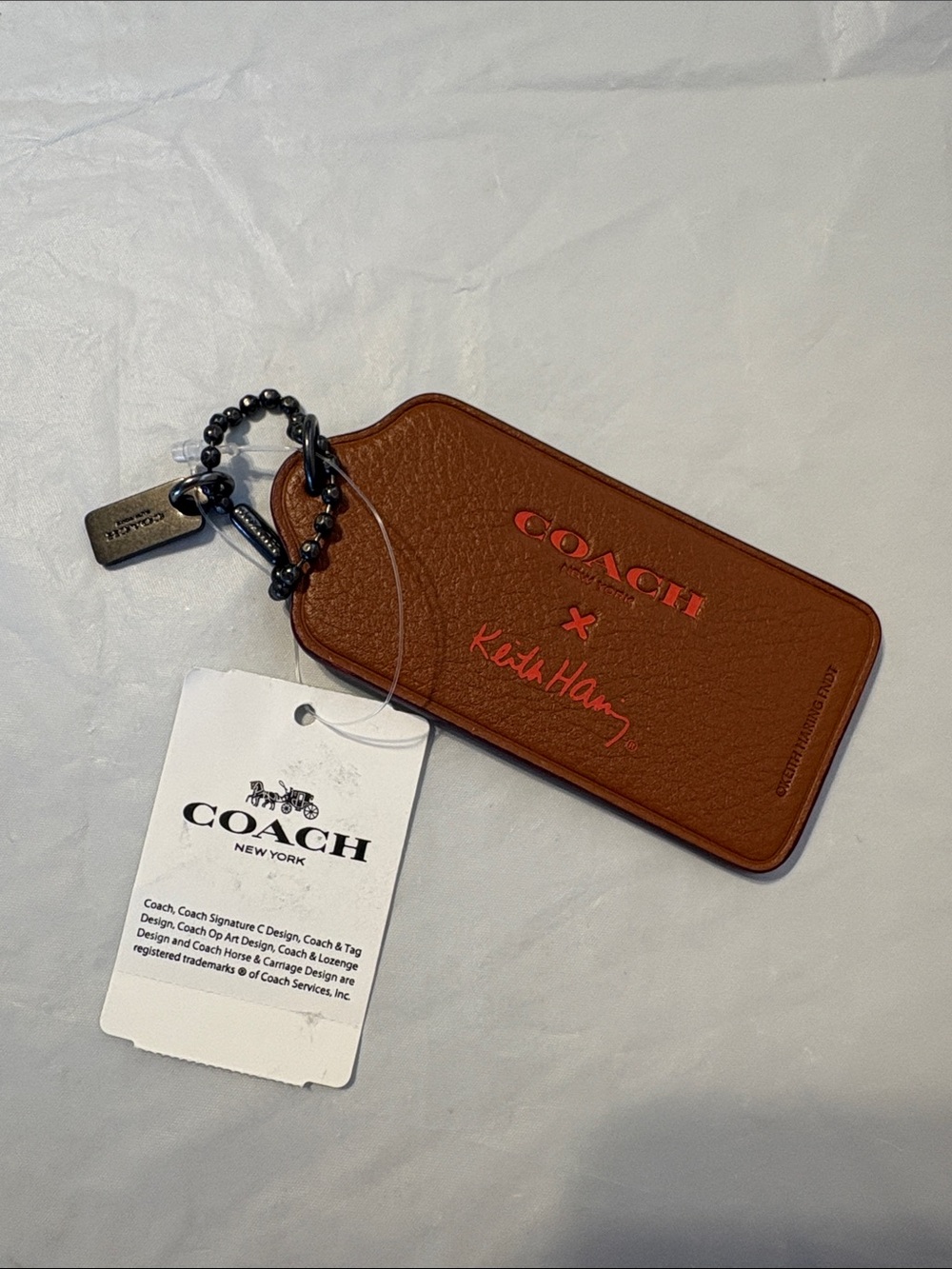 RARE Coach Keith Haring Hang Tag